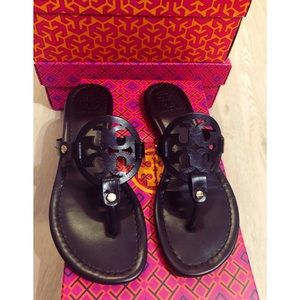 Tory Burch Black Miller Sandals